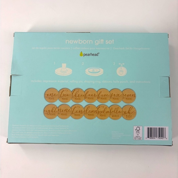 Pearhead Baby Keepsake Kit with Blue and Cream Accents - Picture 4 of 6